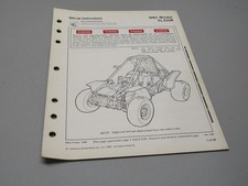 1985 HONDA FL350R ODYSSEY GENUINE DEALER SET UP INSTRUCTIONS 36 PAGES picture