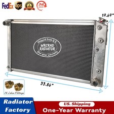#161 Aluminum Radiator For 1973-1986 Chevy GMC C/K C10 C20 K10 Pickup Suburban w picture