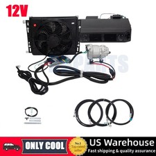 12V Air Conditioning Cool Only Under Dash Electric Compressor A/C Kit 12000 BTU picture