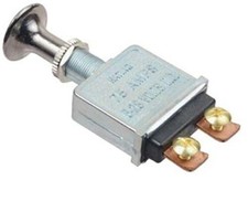 75 Amp Heavy Duty Push / Pull Switch - On / Off SPST - 6 thru 28 Volts DC picture