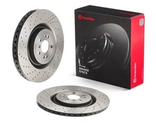 Brembo 09.B805.11 Prime UV Coated Drill/Grooved PVT Brake Rotors - Front Pair picture