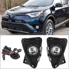 For 2016 2017 2018 Toyota RAV4 16-18 Bumper OE Factory Clear Fog Lights Lamps picture