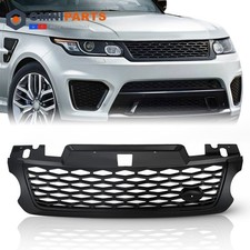 Front Bumper Grille SVR For 2014-2017 Land Rover Range Rover Sport Gloss Black picture