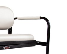 MODZ Flip4 Golf Cart Rear Seat Armrest Covers - White - Set of Two picture