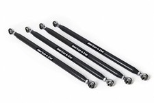 ASR 4130 Chromoly Polaris XP 1000-XP4 1000 Rear Radius Rods STEALTH BLACK 18-24* picture