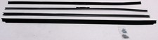 Window Sweeps Weatherstrip for 1977-1979 Oldsmobile Delta 88 Coupe Black Front picture