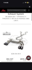 Fi Exhaust BMW X5M F85 Catback Exhaust System picture