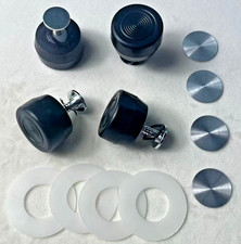 4 Sets Window Crank Handle Knob, Screw Cover, Plastic Washer, for 68-73 Mustang picture