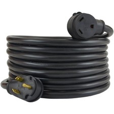 Conntek 30 Amp RV Extension Cord  25 Foot Power Supply Cable For Trailer Camper picture
