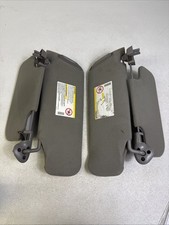 00-06 Chevy GMC Tahoe Suburban Yukon Pair Of Sun Visors OEM Gray picture