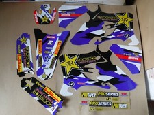 FLU DESIGNS TEAM ROCKSTAR  GRAPHICS YAMAHA YZ250F  YZ450F  2003 2004 2005 picture