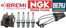 Bremi Ignition Coil + Beru Ignition Wire Set + Set of 4 NGK Spark Plug picture