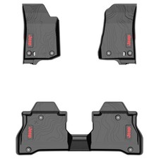 Mopar 82215626AC Jeep Gladiator Front & Rear Complete Set of 4 Rubber Floor Mats picture