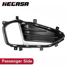 HECASA Front Bumper Fog Light Lamp Cover Bezel Passenger For Ford Edge 2019-2024 picture