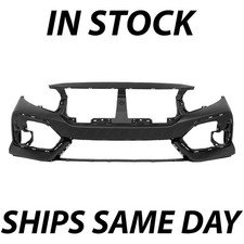 NEW Primed Front Bumper Cover for 2017 2018 2019 Honda Civic Hatchback picture