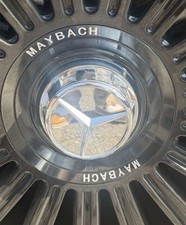 1pc Mercedes Benz Maybach Black Chrome Wheel Center Cap, 154mm/60mm G006-1 picture