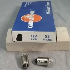 QTY 2 | Candlepower 53 12V/1CP Replacement Light Bulbs picture