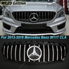 Front Grille For Mercedes Benz CLA250 CLA200 W117 Grill W/Led Emblem 2013-2019 picture