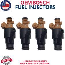 NEW OEM BOSCH x4 Fuel Injectors For 1994, 1995 BMW 318i 1.8L I4 #0280155501 picture