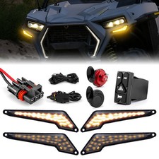 Triangle Universal Street Legal Turn Signals and Horn Kit For Polaris General picture