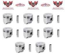 8 Silvolite Pistons fits 1959-1971 Chrysler Dodge 383 V8  picture