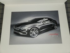BMW Concept Series 4 Brochure Sketch Sheet Original picture