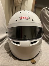 Bell Rs7 Pro Auto Racing Helmet White Large (Read description) picture