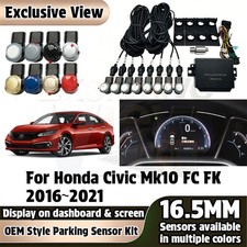 Plug&Play Parking Radar Sensor Buzzer kit  System For Honda Civic Mk10 2016~2021 picture