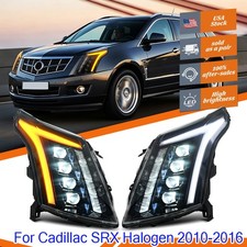 Pair Upgrade Full LED Headlights KIT For 2010-2016 Cadillac SRX Halogen Assembly picture