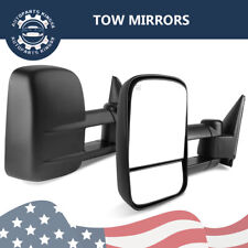 Pair Towing Mirrors for 99-02 Chevy Silverado Sierra 1500 2500 3500 Power Heated picture