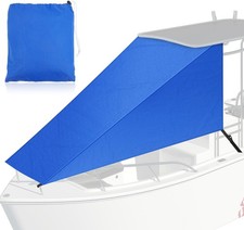BBTO 9' X 10' T-Top Bow Shade for Boat Cover UV 9' X 10', navy blue  picture