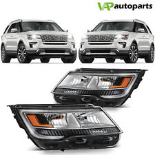 Fits Ford Explorer Limited/ XLT / Platinum 2016-2018 Headlights Assembly Pair picture