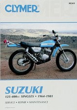 Clymer Repair Manual Suzuki 125-400cc Singles 1964-1981 CM369 picture