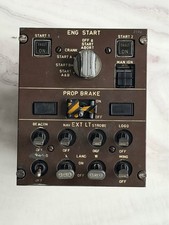 Original ATR 42 Engine Start Prop Brake Exterior Lights Control Panel picture