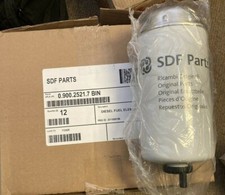 NEW ORIGINAL SDF (CASE OF 12) 0.900.2521.7 DIESEL FUEL FILTER picture