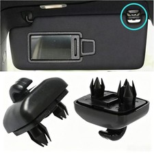 2X  8U0857562A Black Sun Visor Clip Hook Holder Fits For Audi A3 S3 A4 A5 S5 picture