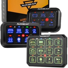 AUXBEAM 6/8/12 Gang Switch Panel LED Lights Circuit Control Relay System ATV UTV picture