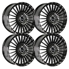 (Set-4) Strada Martello 22x9 5X114.3/5X120 30MM Gloss Black wheels rims 22 Inch picture