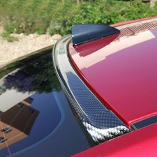 Universal Carbon Fiber Spoiler Wing Rear Sunroof Window Tail Lip Trim Sticker picture