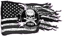 American ripped flag 2nd Amendment Right To Bare Arms Decal 6