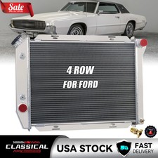4 Row Aluminum Radiator For 1967 1968 Ford Thunderbird Galaxie 500 LTD V8 picture