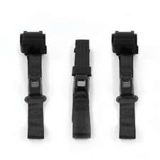 4 1968 - 1974 Standard 2pt BK Retractable Bench Seat Belt Kit - 3 Belts picture