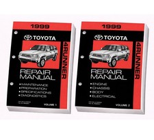1999 Toyota 4-Runner Shop Service Repair Manual 2700 pages 2 volumes picture