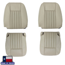 Genuine LEATHER Tan Beige Front Seat Covers For 2003 2004 Lincoln Navigator 2WD picture