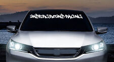 Underground racing jdm windshield banner vinyl decal car, truck, window picture