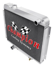 Kool Champion 4 Row All Aluminum Radiator for 1965 1966 Ford Galaxie V8 Engine picture