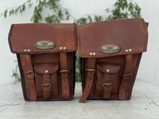 Bag New World Best Motorcycle saddlebag 1 Pair saddlebags Panniers 2 Brown  picture
