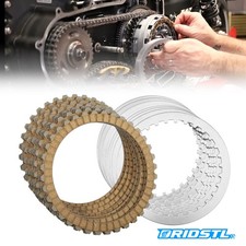 17PCS Extra Plate Clutch Kit Friction Steel for Harley Sportster Buell Big Twin picture