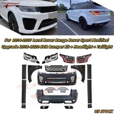 For 2015-2017 Land Rover Range Rover Sport Upgrade 18-21 SVR bumper Kit + Lights picture