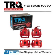 TRQ Performance Brake Caliper Set Performance Fits 2016-2017 Honda Accord picture